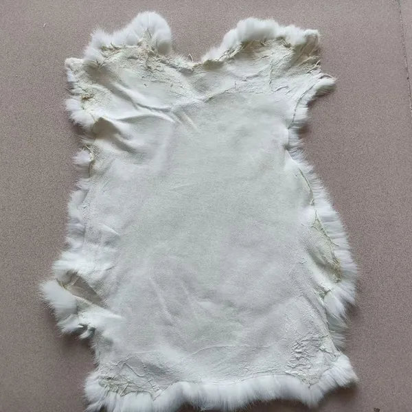 Natural Rabbit Hide Raw Material photo-2