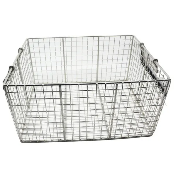 Stainless Steel Wire Basket, 1.0mm Wire, 4mm x 4mm Mesh, SUS304, 0.2m³ Volume, Stackable Design photo-5