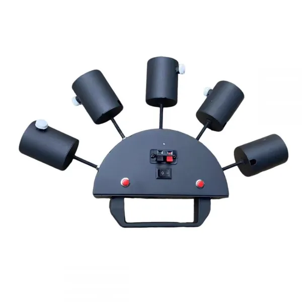 5 Head Handheld Cold Firework Firing System Cold Fountain Launcher Wedding Party Stage Effects photo-3