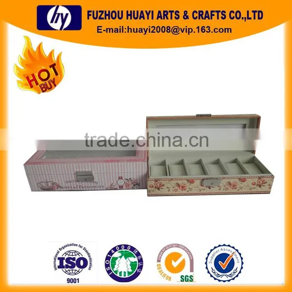 High Quality Customized Made-In-China Luxury Wooden Watch Box For packing box
