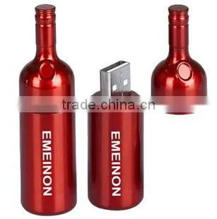 Pastic 2.0 Pendrive Red Wine Bottle USB Flash Drive photo-2