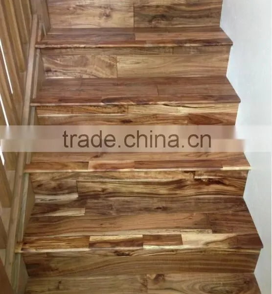 Natural Acacia Walnut Staircase photo-4