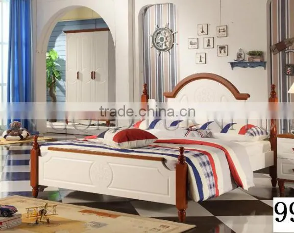 Pictures of Modern Wooden Beds Set for Apartment Furniture(SZ-BT002) photo-5