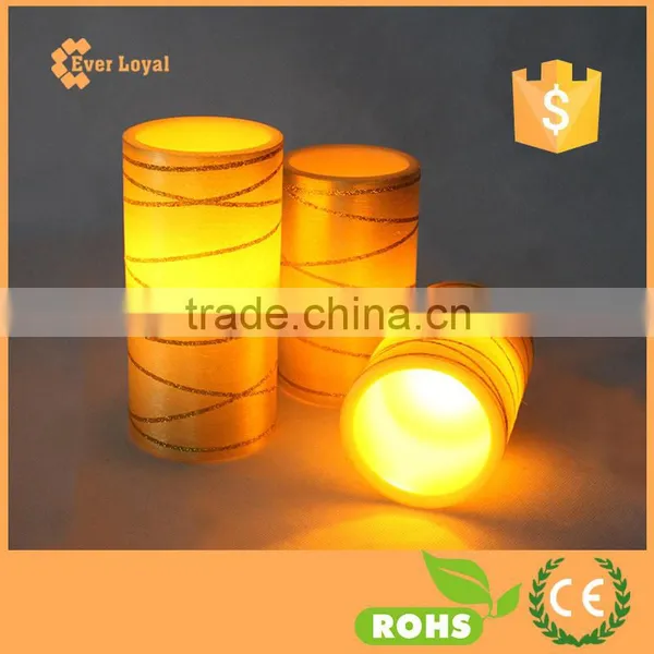 Glitter Candle Light Flameless LED Candle Party Candle photo-2