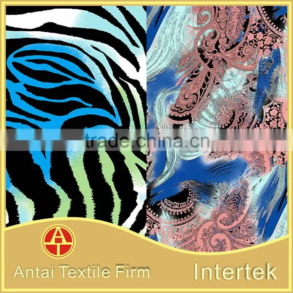 Eco-friendly Custom Design Animal Skin Printed Nylon Spandex Fabric for Swimwear photo-2