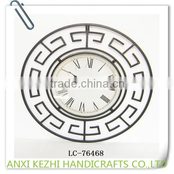 LC-89049 Wrought Iron Promotional Large Square Shape Wall Clock photo-4