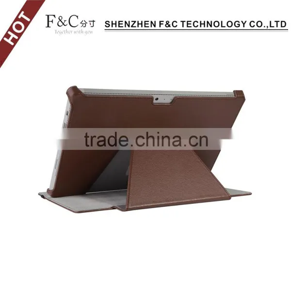 Premium Folio Case With Stand for Microsoft Surface Pro 4 PU Cover photo-2
