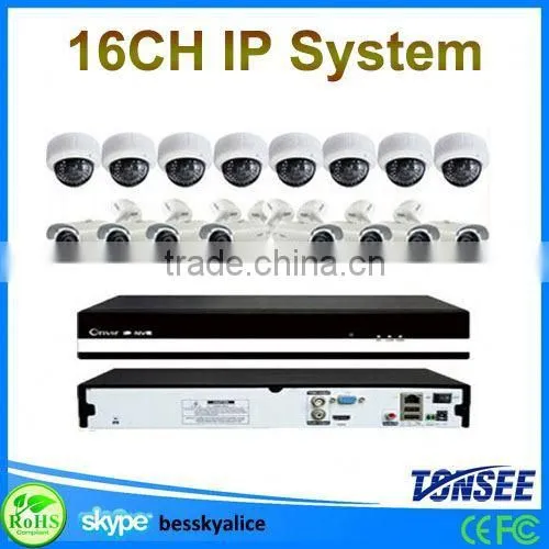 ip Alarm System 16ch 720p Ip Bullet Camera Cheap Cctv Camera Kit photo-4