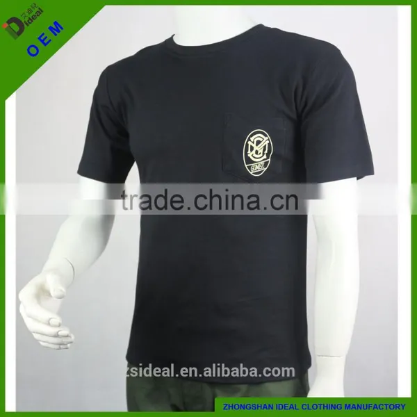 100% Combed Cotton Customer Printed Man Polo T-shirt With Pocket