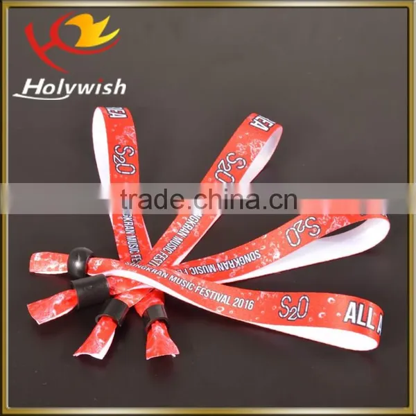 Printing Wristbands With Custom Logo for Events and Wedding