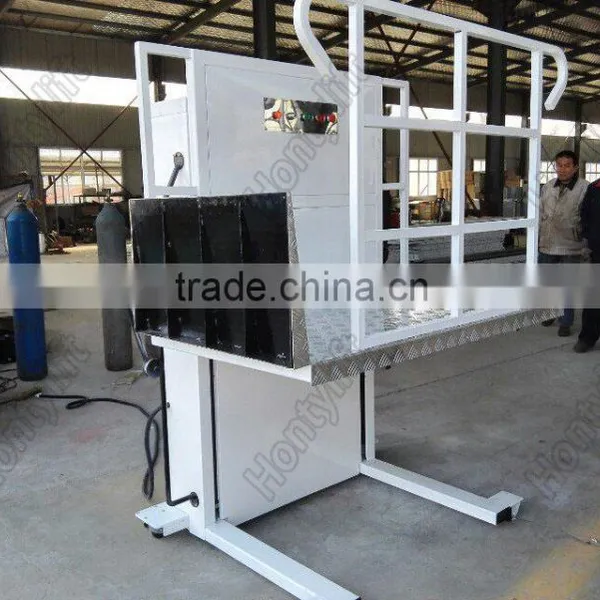 China Gold Manufacture Hydraulic Vertical Home Wheelchair Lift Platform Price photo-5