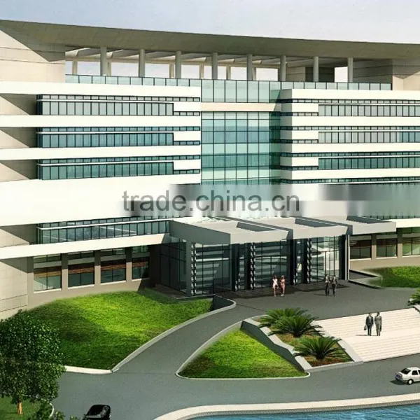 Glazed Aluminum Curtain Wall With All Accessories