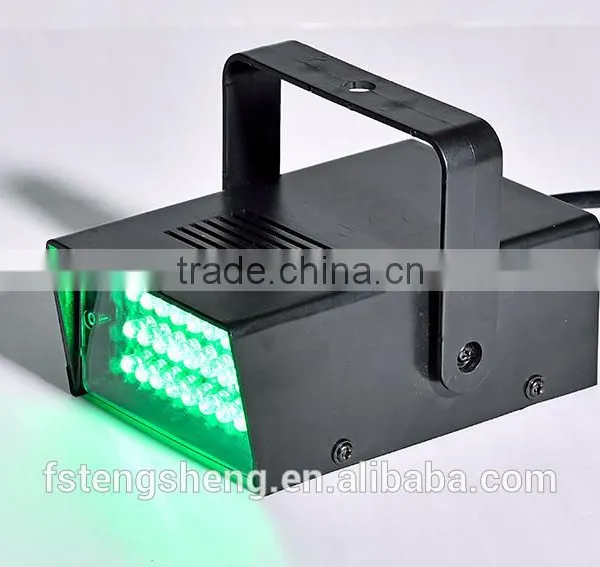 Hot Sale Green Color LED Small Strobe Flash Light for Stage