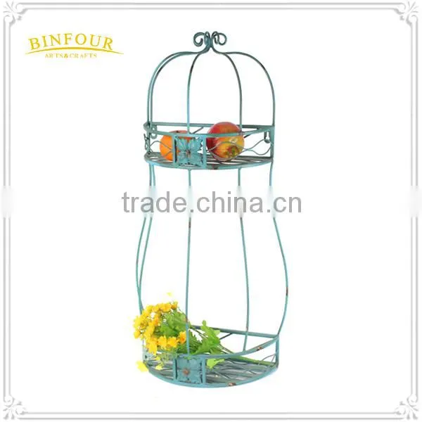 New Arrival Indoor Half Wall Deco Fruit Basket Stand in Customize Design photo-3