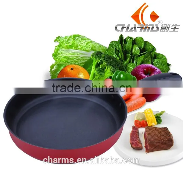 Nonstick Flat Bottom Stainless Steel Induction Cook Pan photo-2