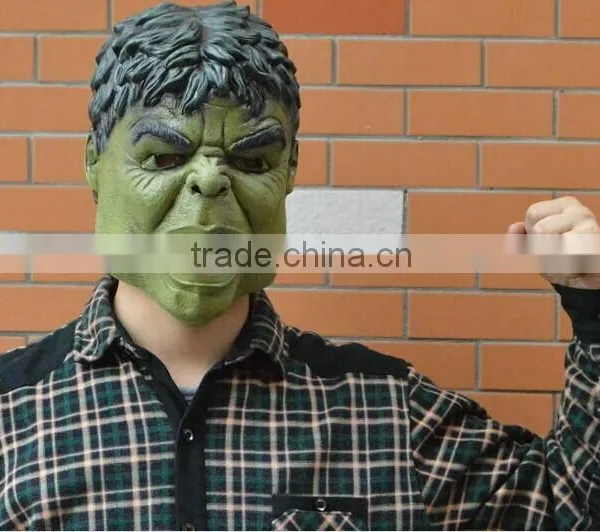 Cartoon Hulk Cosplay Latex Creepy Mask Halloween Full Head Mask Costume Prop Accessories photo-2