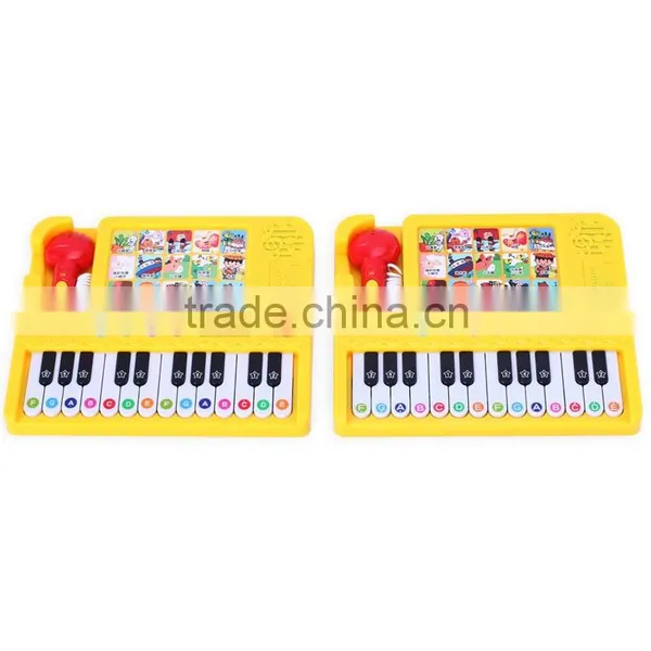 Customized Plastic Kids Piano Toy With Microphone for Sale photo-2
