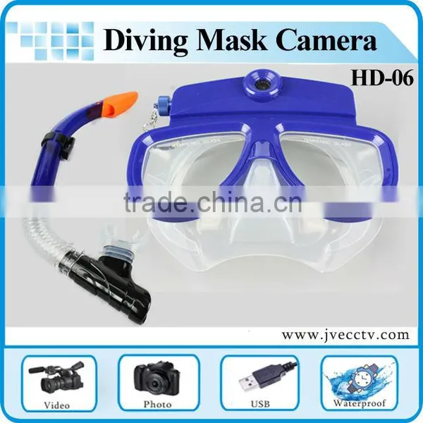 Underwater 30 Meters HD Sports Diving Mask Camera DVR JVE-HD06 photo-1