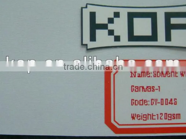 Polyester Canvas--Solvent Oil Canvas 220GSM