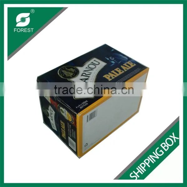 24 PACK BEER BOTTLES CORRUGATED CARTON BOX CUSTOM PRINTED 330ML WINE SHIPPING BOX photo-6