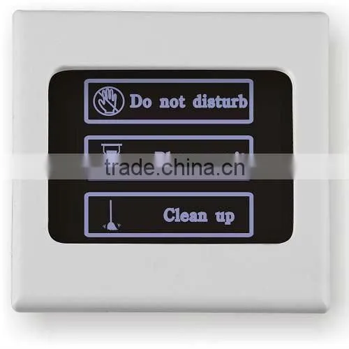 Touch Screen Do-Not-Disturb Switch With Clean-up/waiting Indicators