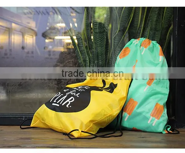 Polyester Drawstring Shopping Shoe Bag for Wholesale photo-3