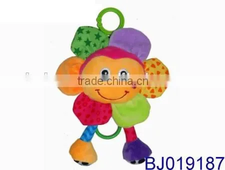 Lovely Stuffed Baby Rattle Bed Decorative Cow Toy photo-6