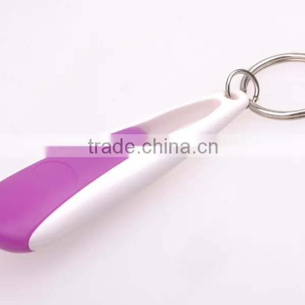 Beautiful Design Glow In The Dark Mini Flashlight Keychain LED Factory photo-4