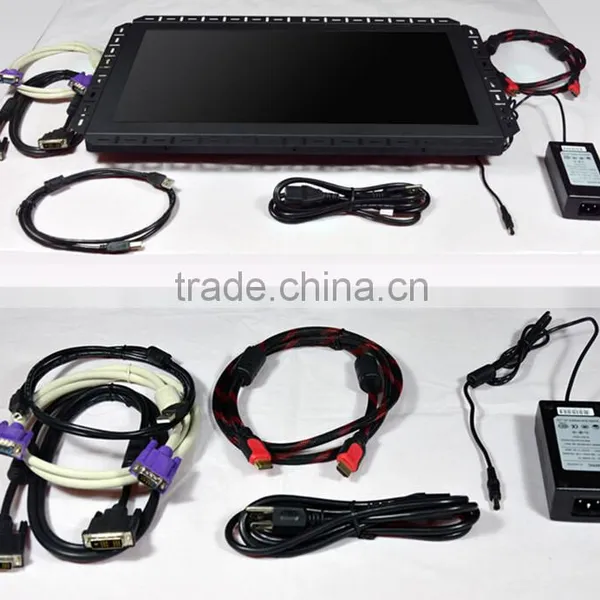19" Inch Industrial Open Frame Touch Screen Monitor With Capacitive 10 Points Touch / USB VGA DVI photo-5