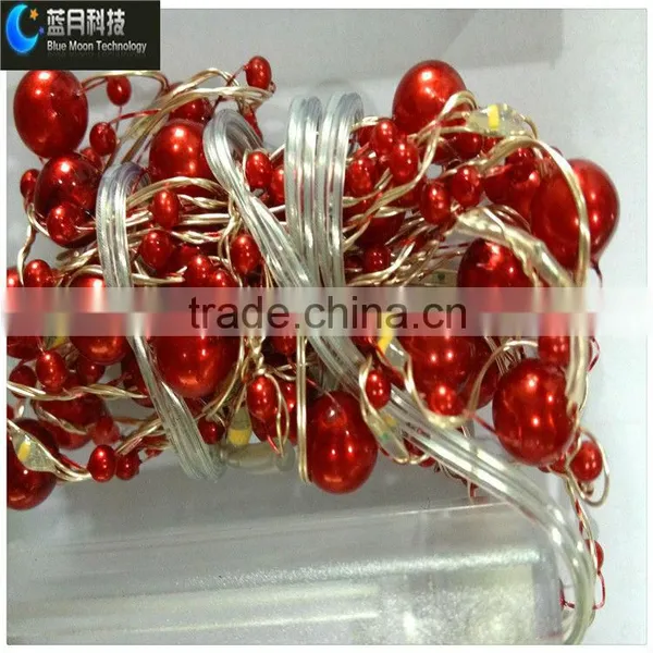 Battery Operated Mini Led String Lights With Bead for Wedding,party,christmas Day photo-4