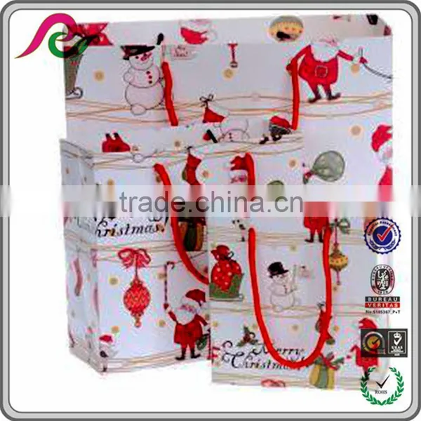 Factory Price New Product Chrismas Festival Gift Paper Cement Shopping Bag photo-2