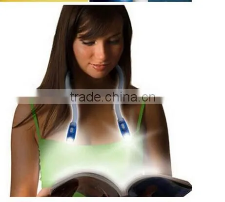 Flexible Hands Free Book Light Led Neck Hug Light photo-2