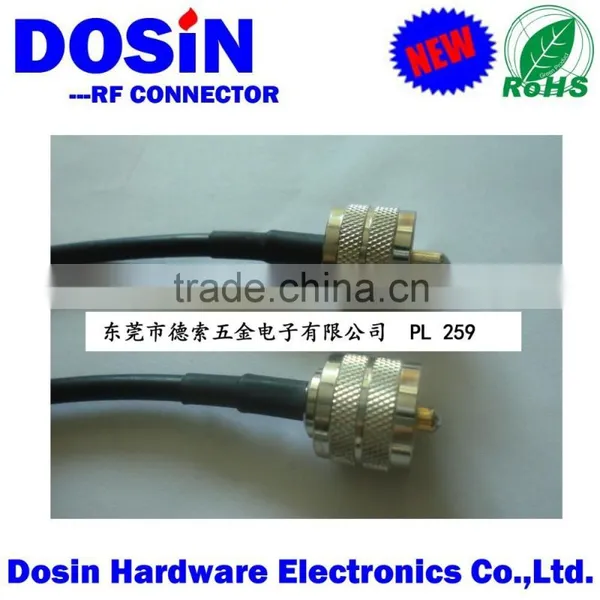 rf test cable solder coaxial component cable assembly