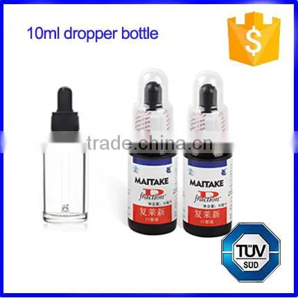 Transparent 10ml Glass Dropper Bottle With Childproof Cap Supplier's Choice photo-2