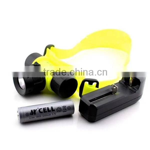 LED Diving Headlamp C-REE Led Flashlight Waterproof Diving Flashlight photo-5