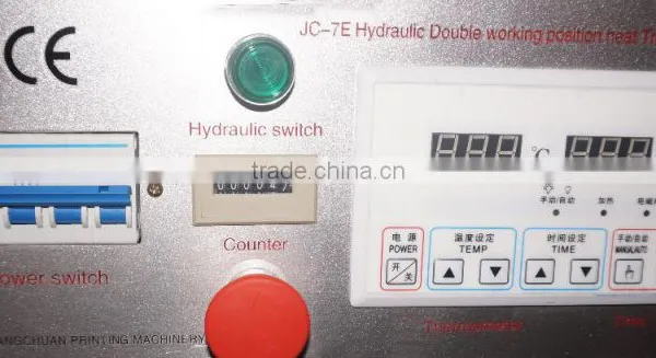 Heating Hydraulic Sublimation T-shirt Transfers Machine photo-4