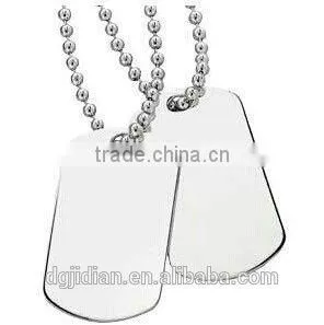 Customized Laser Engraved Stainless Steel Dog Tag Pendant photo-6