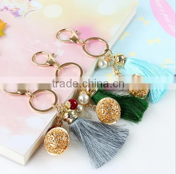 2016 IN STOCK Wholesale Hot Selling Transparent Crystal Flower Ball Key Chain photo-4