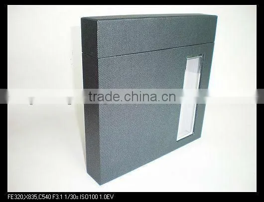 Corrugated Rigid Paper Box With Clear Window