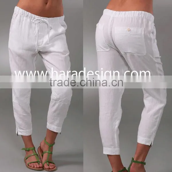 Drawstring Capri Pants photo-2