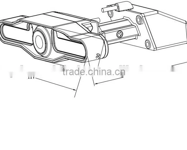 Dual Lens Car Dvr Camera for Vehicle Special Wide View Camera photo-5