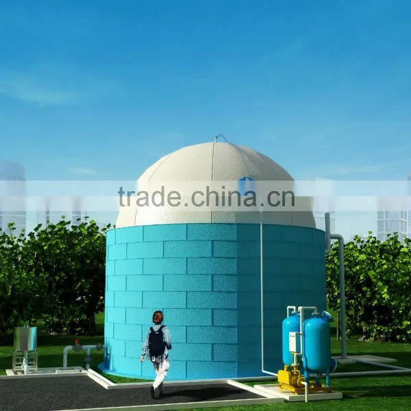 China Low Cost PUXIN Soft Dome Biogas Digester for Sewage Plant photo-5
