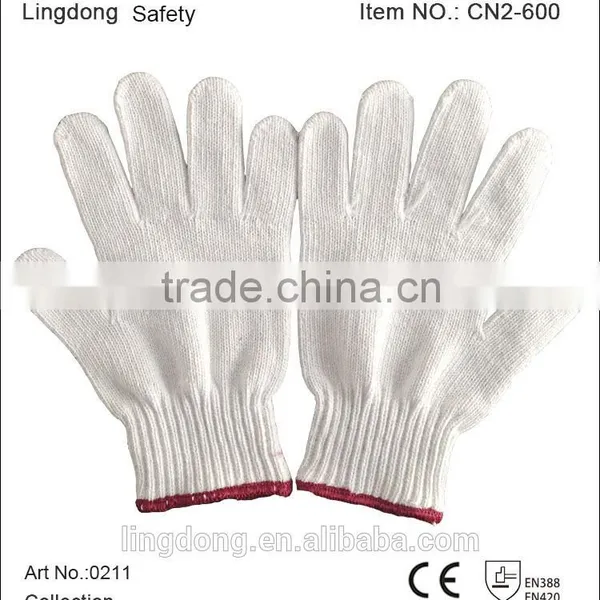Cheap White Cotton Hand Glove photo-3
