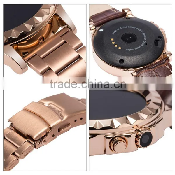 Heart Rate Monitor Bluetooth Smart Watch LF08 Smartwatch Health Clock For Iphone IOS Android Phonewatch With Camera 2016 New photo-5