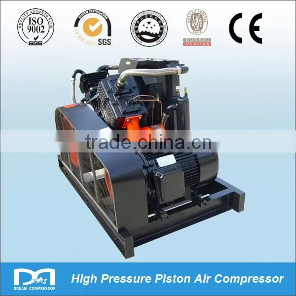 300/400bar 2M3/min Oil Lubricated Piston Recipricating Type High Pressure Air Compressor photo-2
