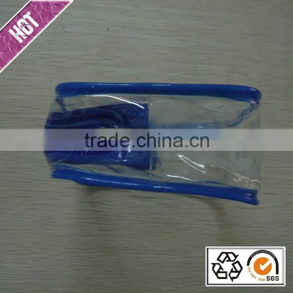 Chinese Factory Heat Pressing Clear Pvc Zipper Bag photo-2