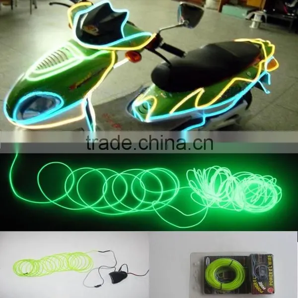 High Luminance &Long Life Decorative Light Wire / EL Light Wire / Electroluminescent Wire photo-3