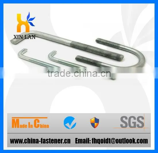 Grade 8.8 Hot Dip Galvanized Steel u Bolt M20 photo-2