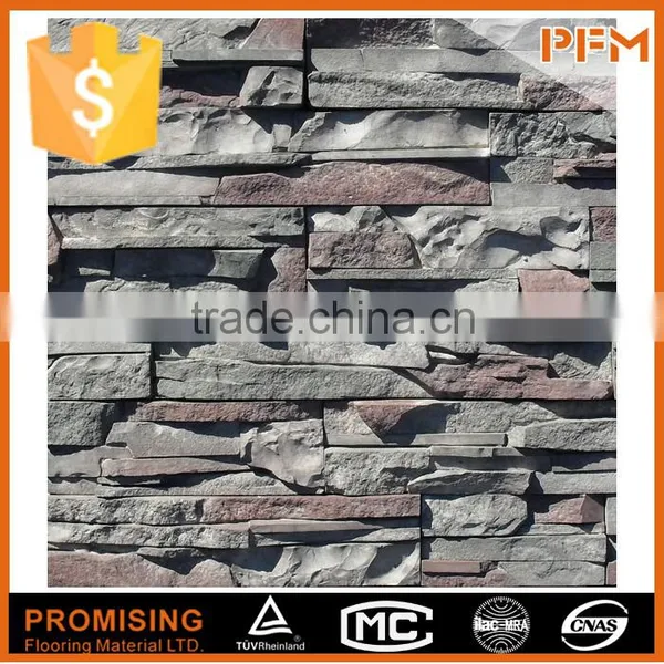 The Stone Material Office Mushroom Grey Stone Wall Cladding photo-2