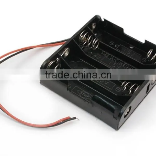 Battery Tray 4 AA Stud and Socket 4AA Plastic Battery Holder Plastic Battery Case photo-6